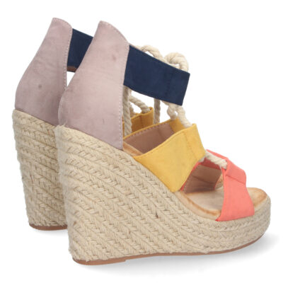 Sandalia de Cuña con Yute y Cordones - Imagen 4