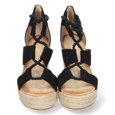 Sandalia de Cuña con Yute y Cordones - Imagen 3