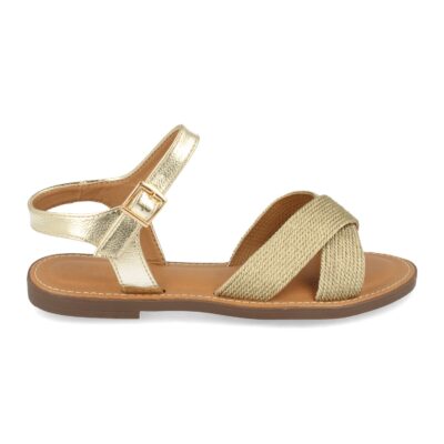 Sandalia con Palas Cruzadas y Hebilla - Imagen 2