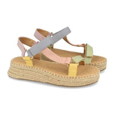 Sandalia de Yute con Velcro