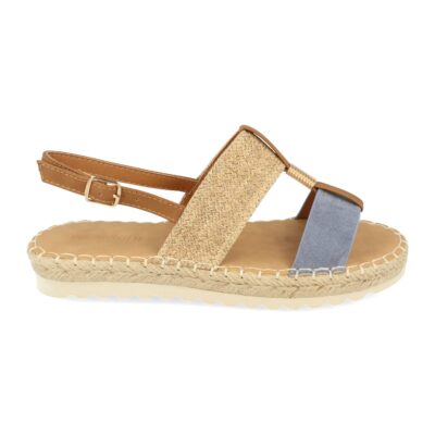Sandalias Plana con Yute y Hebilla - Imagen 2