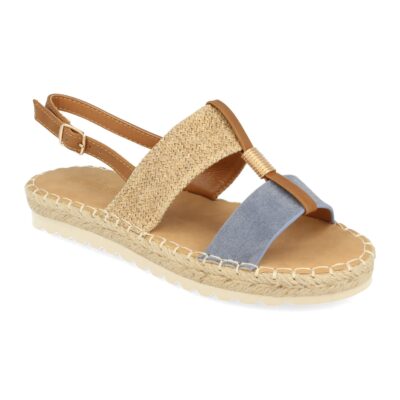 Sandalias Plana con Yute y Hebilla - Imagen 3