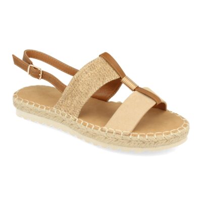 Sandalias Plana con Yute y Hebilla - Imagen 3