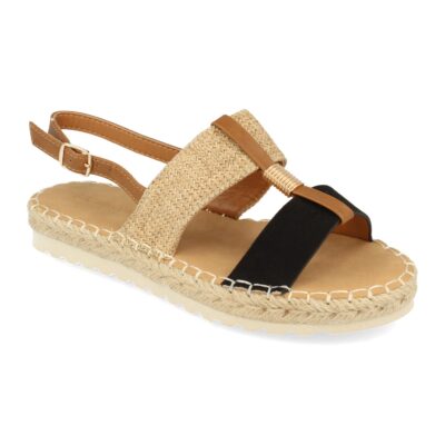 Sandalias Plana con Yute y Hebilla - Imagen 3