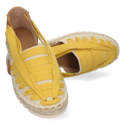 Sandalia Plana con Yute y Cordones - Imagen 5