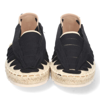 Sandalia Plana con Yute y Cordones - Imagen 3