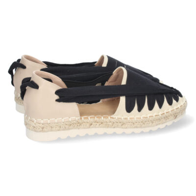 Sandalia Plana con Yute y Cordones - Imagen 4