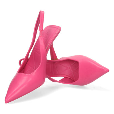 Zapato de Salon con Talon Abierto - Imagen 5