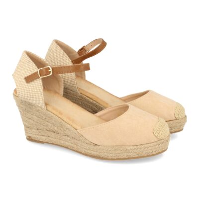 Sandalias de Estilo Valenciana con Cuña