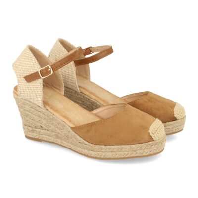 Sandalias de Estilo Valenciana con Cuña