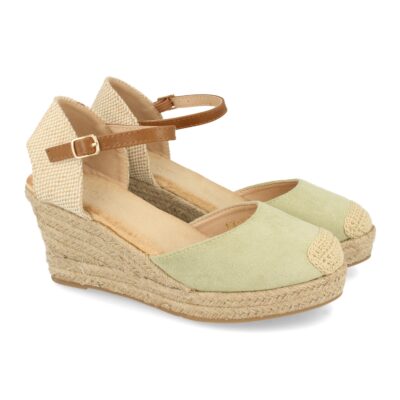 Sandalias de Estilo Valenciana con Cuña