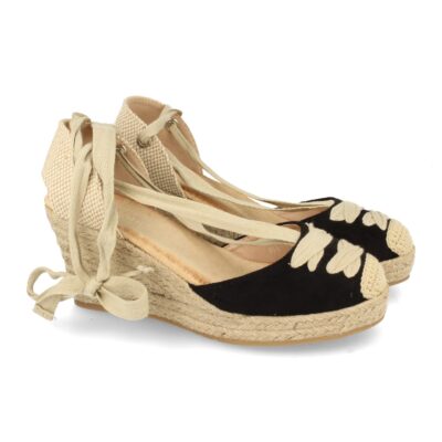 Sandalias Estilo Valenciano con Cuña de Yute