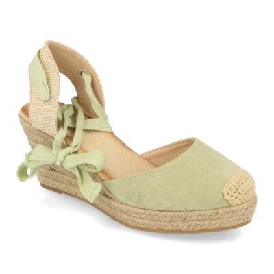 Alpargatas con cuña de Yute y Cordones - Imagen 3