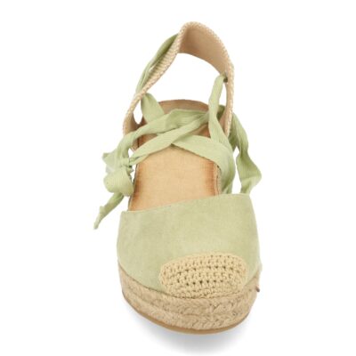 Alpargatas con cuña de Yute y Cordones - Imagen 4