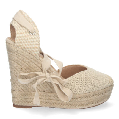 Sandalia de Cuña con Yute y Cordones - Imagen 2