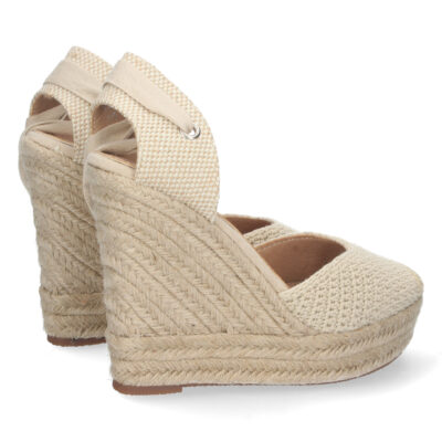 Sandalia de Cuña con Yute y Cordones - Imagen 4