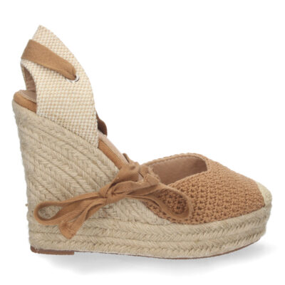 Sandalia de Cuña con Yute y Cordones - Imagen 2