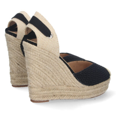 Sandalia de Cuña con Yute y Cordones - Imagen 4
