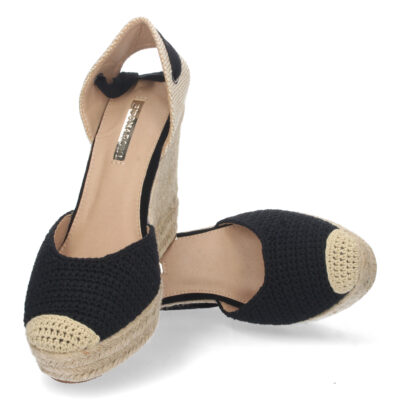 Sandalia de Cuña con Yute y Cordones - Imagen 5