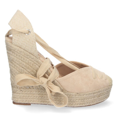 Sandalia de Cuña con Yute y Cordones - Imagen 2