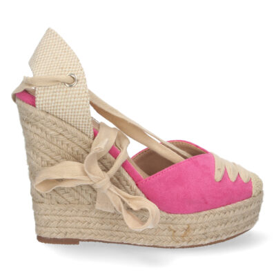 Sandalia de Cuña con Yute y Cordones - Imagen 2