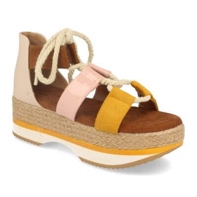 Sandalia de Plataforma con Yute y Cordones de Cuerda - Imagen 2