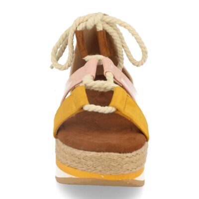 Sandalia de Plataforma con Yute y Cordones de Cuerda - Imagen 3