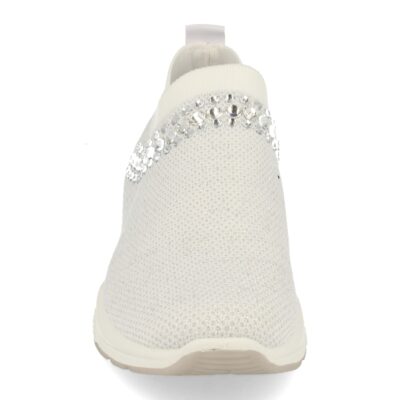 Zapatilla de Mujer con Pedreria y Tejido Elastico - Imagen 3