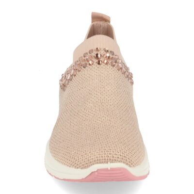 Zapatilla de Mujer con Pedreria y Tejido Elastico - Imagen 3