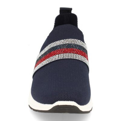 Zapatilla de Mujer con Pedreria y Tejido Elastico - Imagen 3