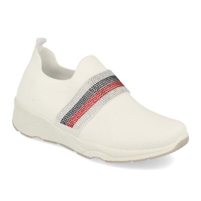 Zapatilla de Mujer con Pedreria y Tejido Elastico - Imagen 2