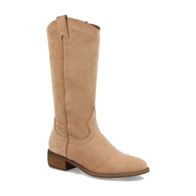 Bota de Tacon con Bordado y Cremallera - Imagen 3