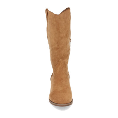 Bota de Tacón con Bordado y Cremallera - Imagen 4