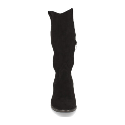 Bota de Tacón con Bordado y Cremallera - Imagen 4