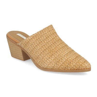 Zueco de Mujer con Tacon de Estilo Rafia - Imagen 2
