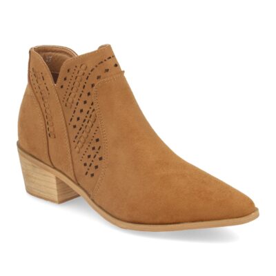 Botin de Mujer con Tacon, Calados y Punta Fina - Imagen 2