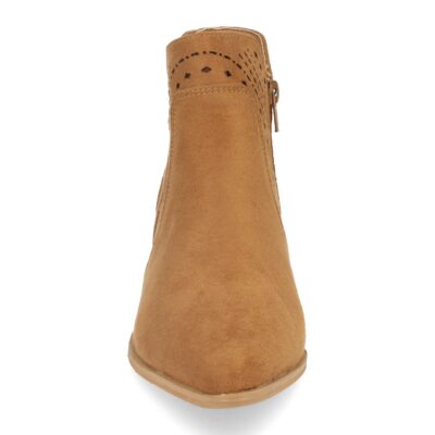 Botin de Mujer con Tacon, Calados y Punta Fina - Imagen 3