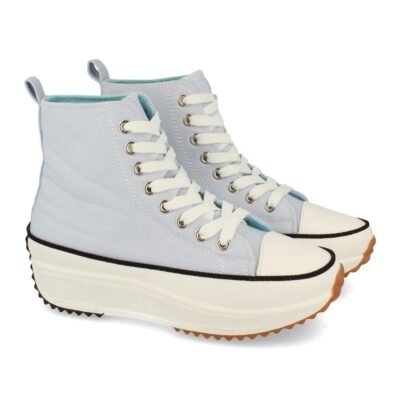 Zapatilla Abotinada de Plataforma con Cordones