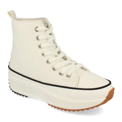 Zapatilla Abotinada de Plataforma con Cordones - Imagen 3