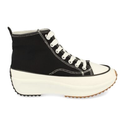 Zapatilla Abotinada de Plataforma con Cordones - Imagen 2