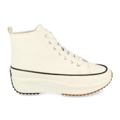 Zapatilla Abotinada de Plataforma con Cordones - Imagen 2