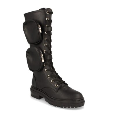 Bota Plana de Mujer con Cordones - Imagen 3