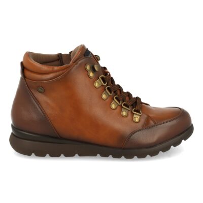 Botin Plano con Cremallera y Cordones - Imagen 2