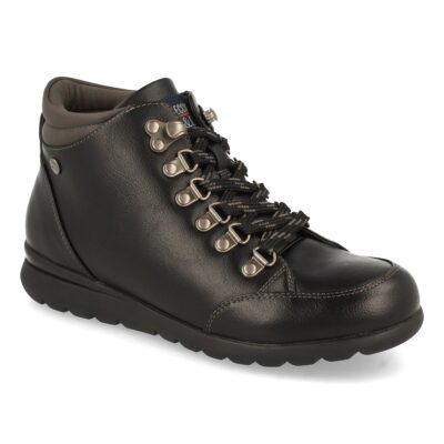 Botin Plano con Cremallera y Cordones - Imagen 3