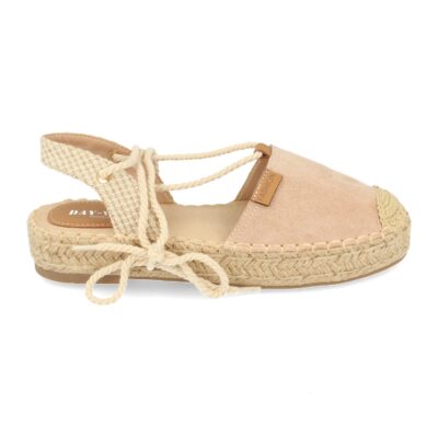 Sandalia Forrada de Yute y Cordones - Imagen 2