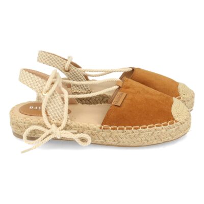 Sandalia Forrada de Yute y Cordones