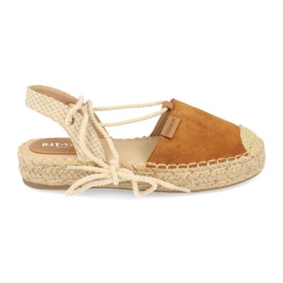Sandalia Forrada de Yute y Cordones - Imagen 2
