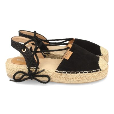 Sandalia Forrada de Yute y Cordones