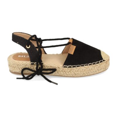 Sandalia Forrada de Yute y Cordones - Imagen 2