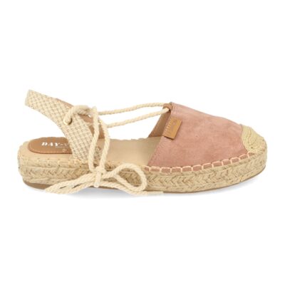 Sandalia Forrada de Yute y Cordones - Imagen 2